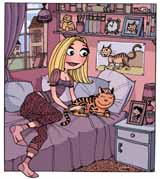 Julie et son chat