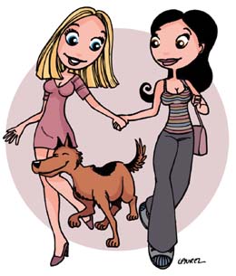 Promenade avec Julie